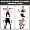 CLIUNT Resistance Band Bar, Portable Pilates Bar with Storage Bag,