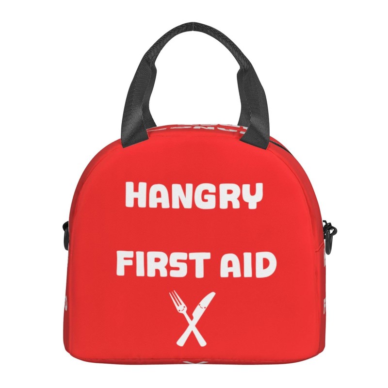 bassyil Hangry Insulated Lunch Bag Reusable Lunch Box With Adjustable