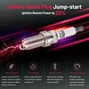 BDFHYK Ignition Coil Pack and Iridium Spark Plugs Compatible with
