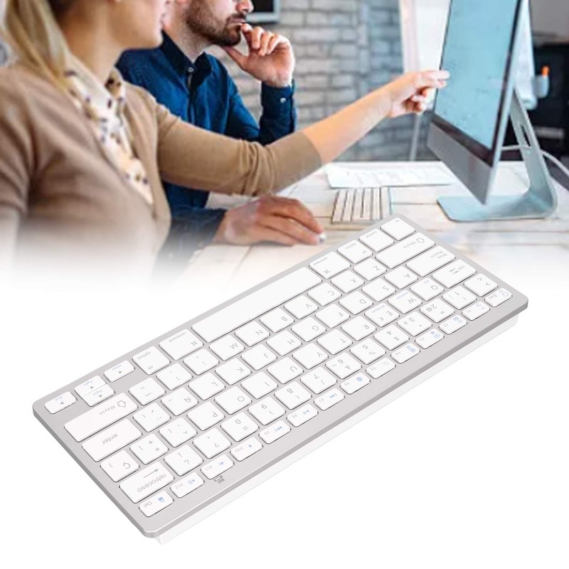 Wireless Keyboard Ultra Lightweight Ergonomic Compact Keyboard for IOS, for