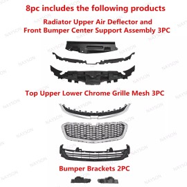 NAYSON For Malibu 2014 2015 Grilles/Air Deflector/Bump