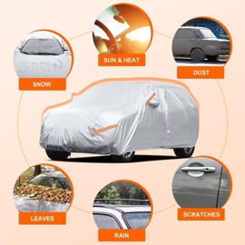 GIANT PANDA Custom Fit Nissan Kicks Car Cover, Waterproof SUV Cover with Soft Lining for Nissan Kicks 2016-2025, Sun UV Protection