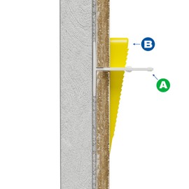QEP LASH Tile Leveling System, Part A, Clips for 1/16" Grout (1,000 Pack)