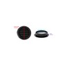 3" Round Plastic Louver Soffit Air Vent Reptile Screen Grille