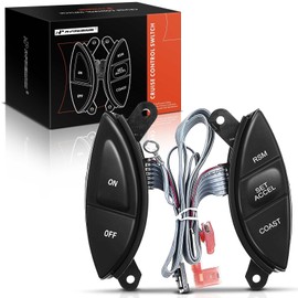 A-Premium - Botones de control de crucero montados en el volante compatibles con Ford F-150 F150 1999-2003, Ranger 1998-2003, Explorer, Explorer Sport Trac y Mercury Mountaineer, reemplazar #