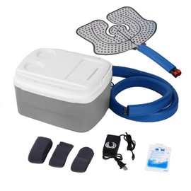 Ice Machine System Cold Therapy Machine, Cryotherapy Freeze Kit System for Post-Operative Recovery, Sports Injuries, Knee Pains, Knee Replacement Recovery Device with 8-Quart Cooler