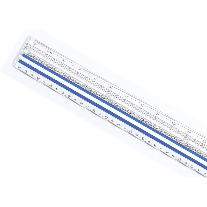 Westcott Data Processing Magnifying Ruler, 12-Inches, Clear (14125)