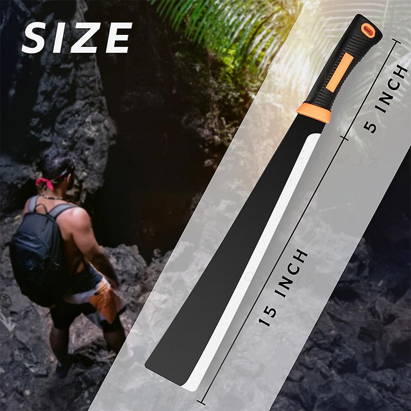 Billhook Sickle Machete for Yard Work Cutting Trees Heavy Duty