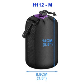 XSY DSLR Camera Insert Bag Lens Bag Camera Accessories Lens Bag, black, Lens pouch