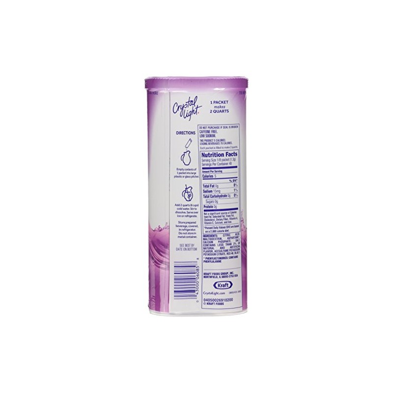 Crystal Light Concord Grape Drink Mix (Pack of 4)