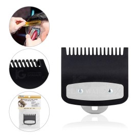 Peine Guia Wahl® Premium Para Máquina Corta Pelo Numero 1/2 Compatible Con Clipper Profesionales Color Negro