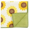 Hamamonyo Washed Towel Handkerchief, Sunflower Dzukushi