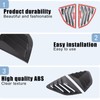 Rear Side Window Louvers Cover Trim Compatible with Mazda MX-5