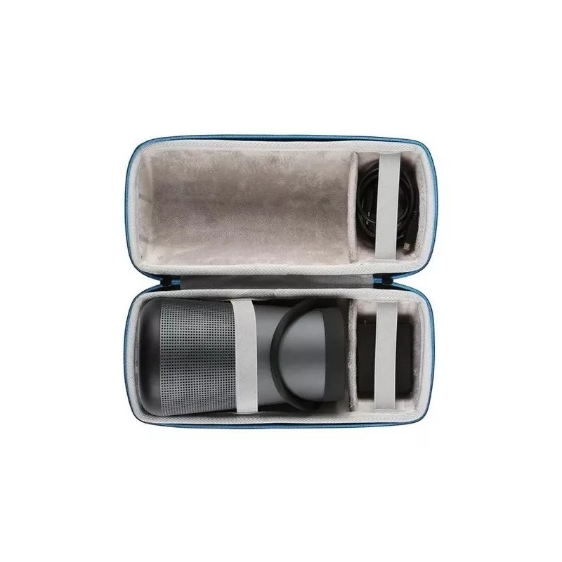 Estuchelandia Estuche Rigido Y Funda Silicon Para Bose Revolve Plus