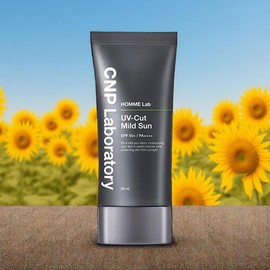 C&P Suncare Homme Lab UV Cut Mild Sun Cream SPF 50+ PA++++ 50ml 1 unit / 씨앤피 선케어 옴므랩 유브이컷 마일드 선크림 SPF 50+ PA++++ 50ml 1개