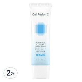 Cellfusion C Aquatica Cooling Sunscreen SPF50+ PA++++, 50ml, 2 pcs / 셀퓨전씨 아쿠아티카 쿨링 썬스크린 SPF50+ PA++++, 50ml, 2개