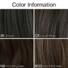 Bright Lara s-002-LBX Natural Wig, Bangs Wig, Center Parting, Long,