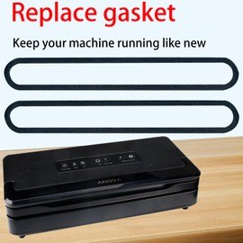 4 Pack Foam Replacement Gaskets compatible with Anova Culinary Precision Vacuum Sealer Pro,Teflon Tape/PTFE Tape for Anova Culinary Precision Vacuum Sealer Pro（PTFE Tape 33 Feet） (12.8*1.56*0.35)