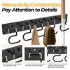GARLWOLEX 34 Inch Garden Tool Organizer Wall Mount with Non