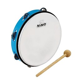 Meinl NINO24SB 10 inch Headed Tambourines - Sky Blue