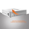 Intelligent Battery Charger with 4 Battery Ports 2 USB Ports