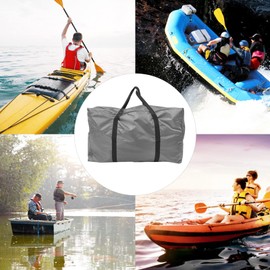 Keenso Inflatable Kayak Boat Carry Bag,Large Storage Carry Bag for Inflatable Kayak Boat (Concrete Grey)