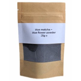 Better Food Mood Blue Matcha Blue Flower Powder 25g | No Artificial Colours | Sundried Blue Flowers Rich in Antioxidants | Use in Oatmeal, Cakes
