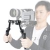 NICEYRIG Leather Rosette Handle Handgrip Kit with Rosette Extension Arm,