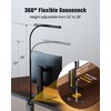 SUPERDANNY LED Desk Lamp for Office Home, Eye-Caring Desk Light