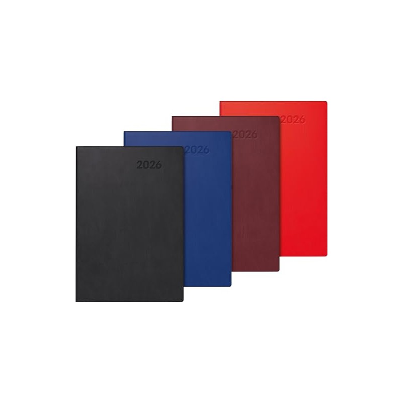 BRUNNEN Taschenkalender Mod. 716 2026 | A7, Kunststoff, sortiert