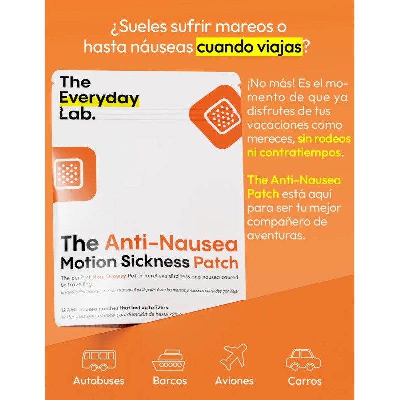 The Everyday Lab - Parches Para Prevenir La Nausea O