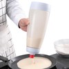 Pancake Batter Mixer Bottle Dispenser with Whisk Ball