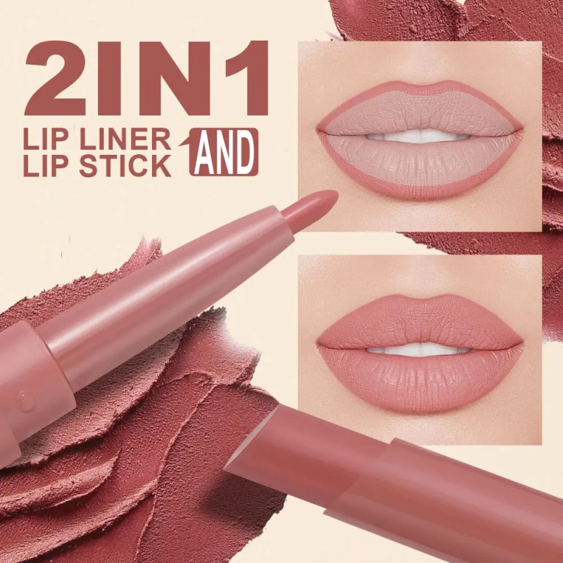Traje De Lápiz Labial De Doble Cabeza, Impermeable