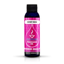 AROMAR Premium Fragrance Oil, 4oz Bottle 3 Pack Long Lasting Aromatic Scent, Fresh and Revitalizing Aromatherapy for Living Room, Bedroom, and Kitchen 12oz Honey Rose