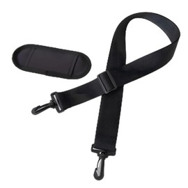 Auliuse Shoulder Strap Bags Adjustable Shoulder Strap Replacement Black Padded Belt Crossbody Bag Strap for Laptop Handbag Travel Gym