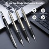 Nicpro 16PCS Drafting Tools with 12‘’ Aluminum Architect Scale Ruler,