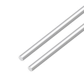VictorsHome 10mm x 300mm Aluminum Rods, Round Solid Shaft Lathe Bar for DIY Crafts RC Aircraft Model Car 2pcs