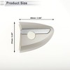 X AUTOHAUX Front Left Door Handle Lock Cylinder Cover for
