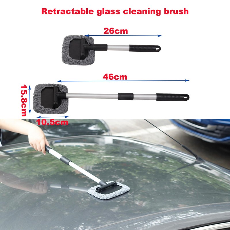 LJDJ Car Rearview Mirror Wiper 2 pack Universal Automotive Car