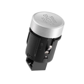 ACROPIX Car Engine Push Start Stop Button Cover Fit for Volkswagen Tiguan - Pack of 1 Black