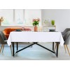 Utopia Kitchen 2 Pack Rectangle Table Cloth [54x78 Inches, White]