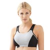 Full Figure Plus Size Custom Control Sports Bra Wirefree #1166