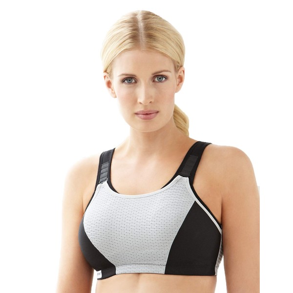 Full Figure Plus Size Custom Control Sports Bra Wirefree #1166