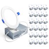 Ensenior 24 Pack 4 Inch LED Recessed Ceiling Light, Dimmable,