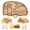 Foldable Bamboo Charcuterie Board Set - Unique Cheese Cutting Board