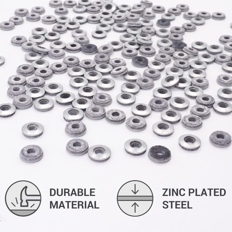 SKIR'CO (Pack of 150) Zinc Plated M12 Washers Washers with