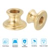 PATIKIL Lamp Solid Brass Neck, 2 Pcs M10 Fine Threaded
