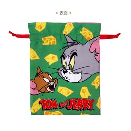 Tom and Jerry Travel Drawstring Face Cheese WB1160