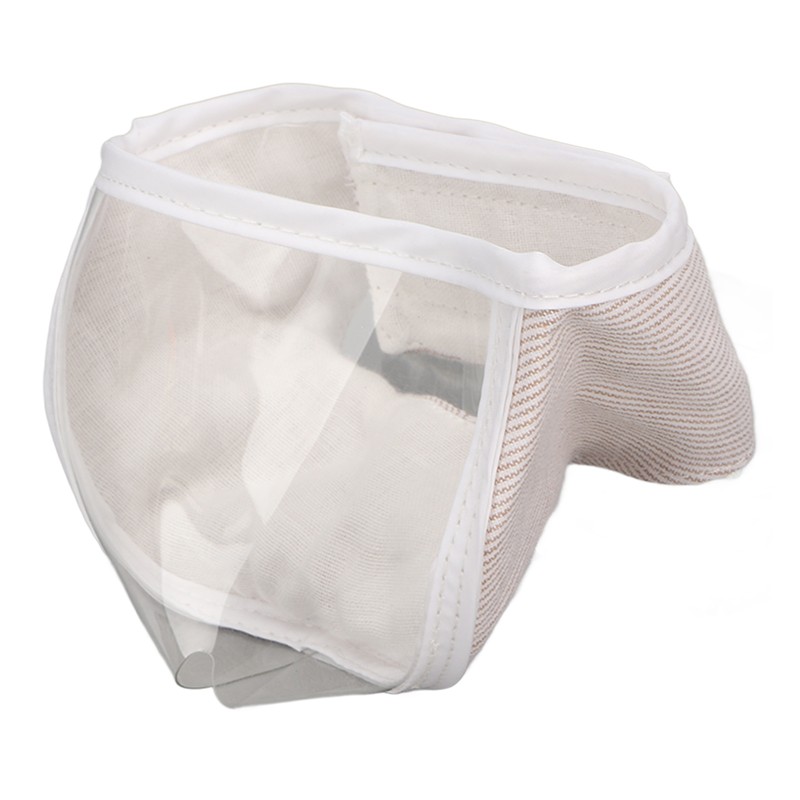 Transparent Cat Muzzle Prevent Licking Biting Barking Breathable Cat Muzzle