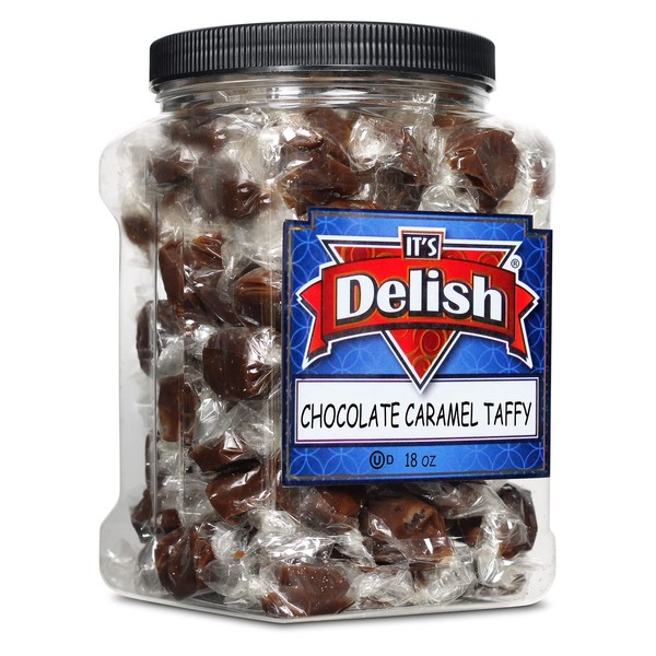 Chocolate Caramel by Its Delish, 18 OZ Jumbo Container Jar